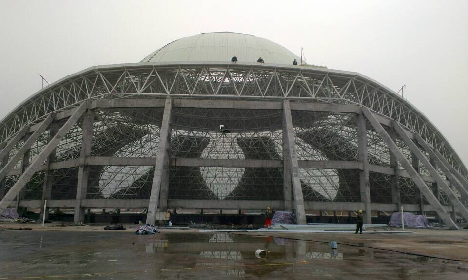 孝感温泉馆网架工程